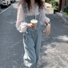 ネットの赤いデニムの塩系のバックのズボン