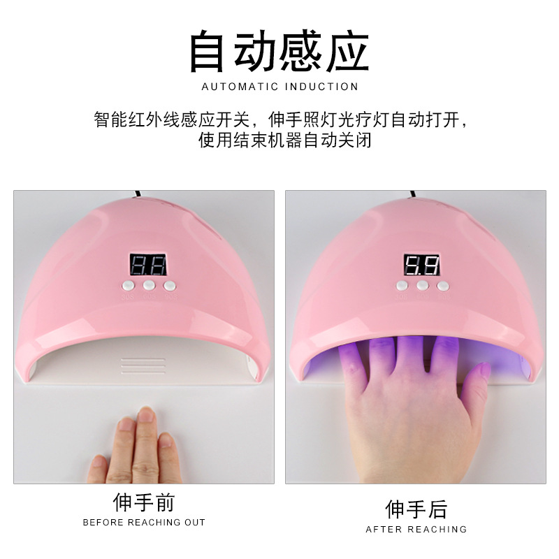 Luz de manicura Luz de manicura USB pequeña de secado rápido Máquina de fototerapia Mini esmalte de uñas Lámpara para hornear Lámpara de fototerapia uv