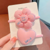 Children's high quality durable cute hair rope, hair accessory, flowered