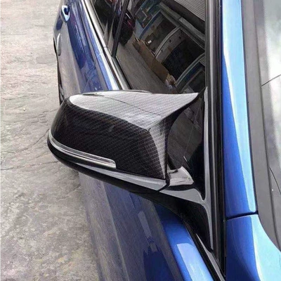 Big Surrounded F-Man - cowhorn-rearview-mirror-cover-carbon-pattern