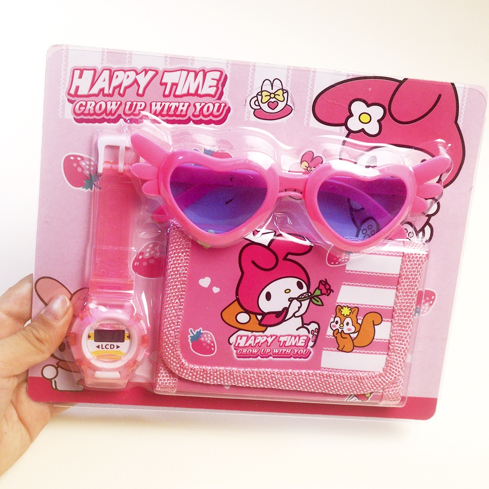 Sanliou Children's Watch Wallet Glasses Melody Cartoon Electronic Watch Coin Purse Kindergarten Student Gift