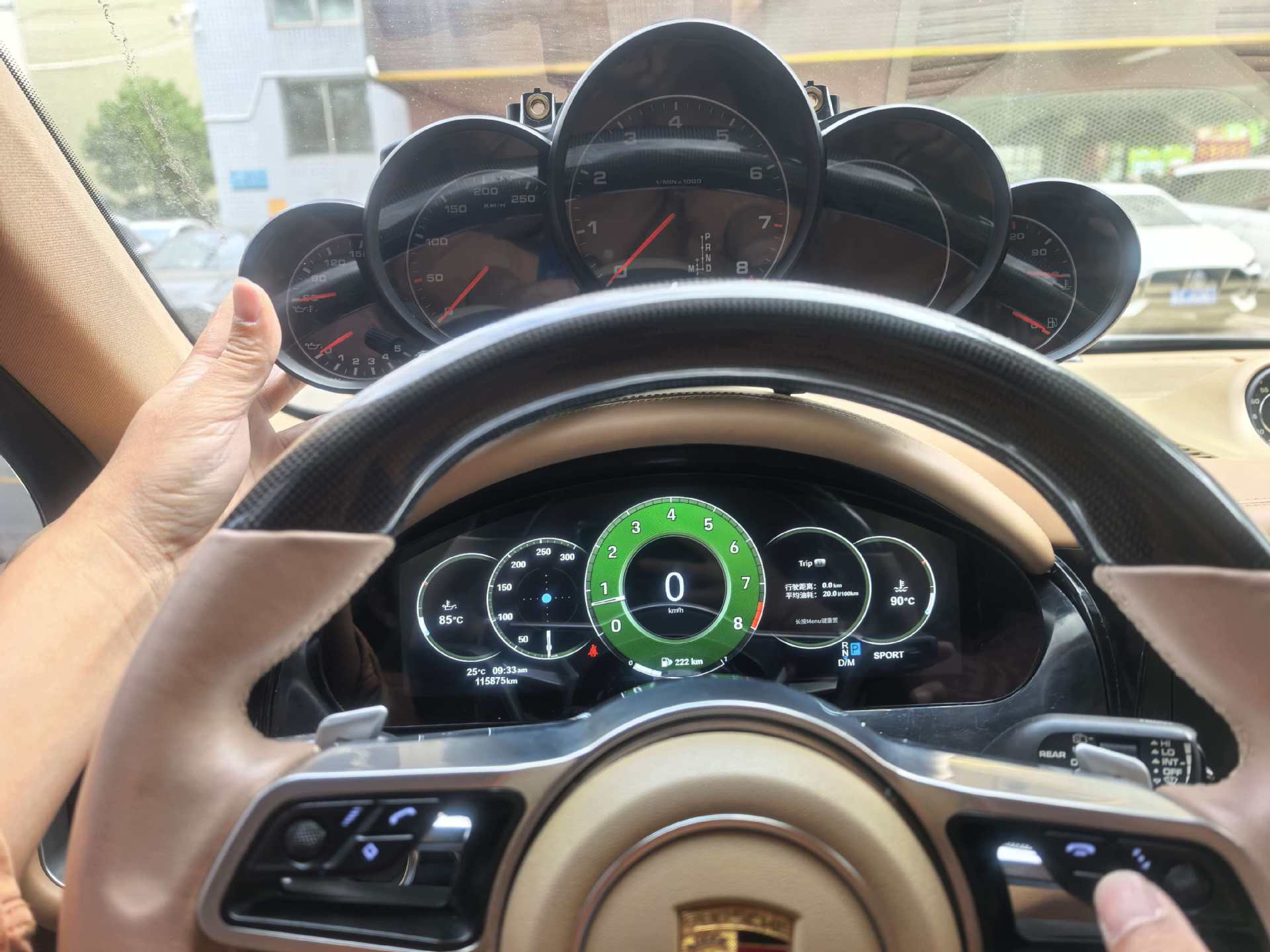 Suitable for Porsche Cayenne 958 Full Lcd Five-Instrument Digital Dashboard Non-Destructive Upgrade Virtual Cockpit Assembly