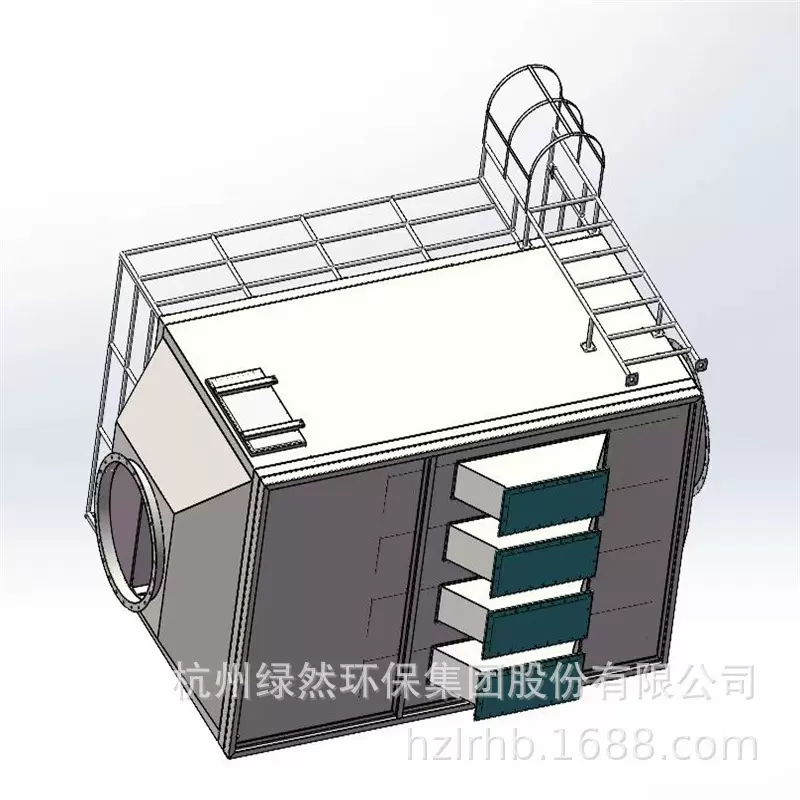 二级活性炭吸附箱废气处理设备净化器厂家量大实惠