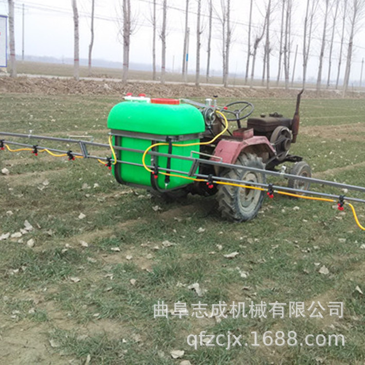 四轮悬挂式打药机 农药喷洒机使用视频 350L喷杆式喷雾机志成机械