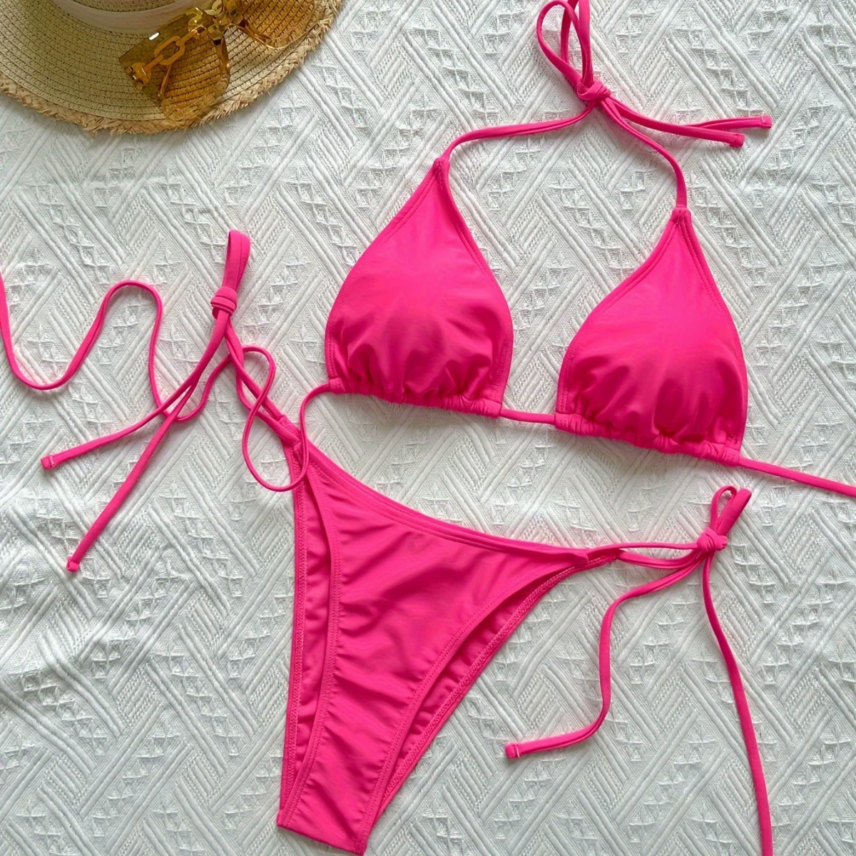 Swimwear, fitted quick dry brace, plus size, backless