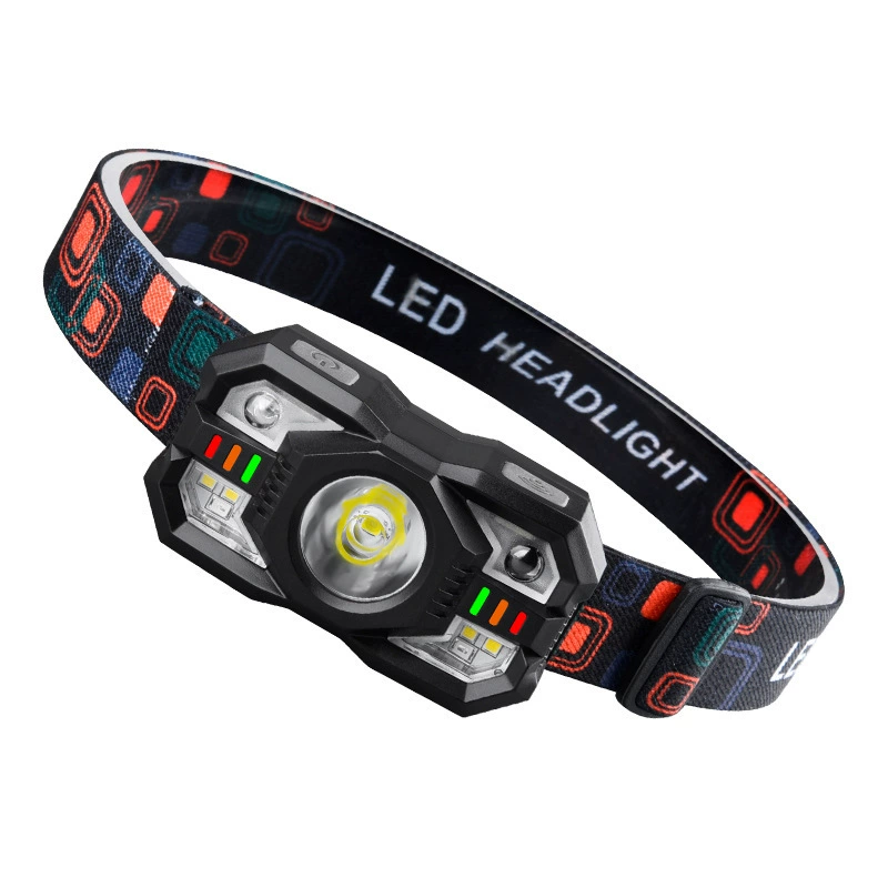 Induction Sensor Headlamp ZL-009, Type-C Rechargeable 1200mAh, Five-Level LED