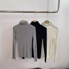 高领羊绒衫女2025秋冬新款套头羊毛毛衣