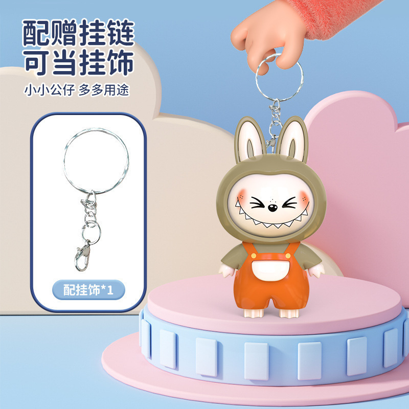 Douyinと同じLA Bubu顔が変わる人形おもちゃペンダントギフトキーホルダー装飾品男性と女性の子供の減圧おもちゃ|undefined