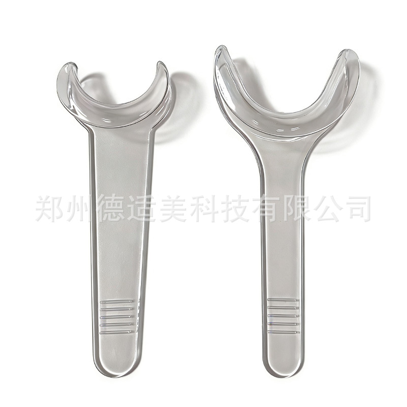 牙科材料口角拉钩透明色单头拉钩T型开口器大号小号批发