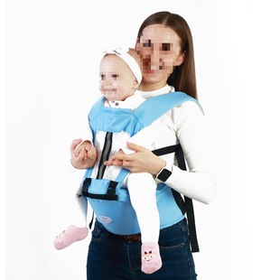 Baby Carrier, Baby Waist Stool, Lightweight, Four-Season Multi-Functional Front-Hold Type, Front and Rear Dual-Use Summer Outing Baby Carrier