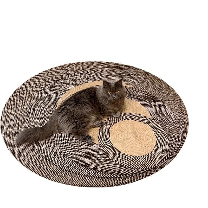 Pusao sisal yute placa de agarre para gatos almohadilla de agarre para gatos garra grande juguete para gatos resistente al desgaste, resistente al agarre, sin caspa, nido para gatos tejido de ratán