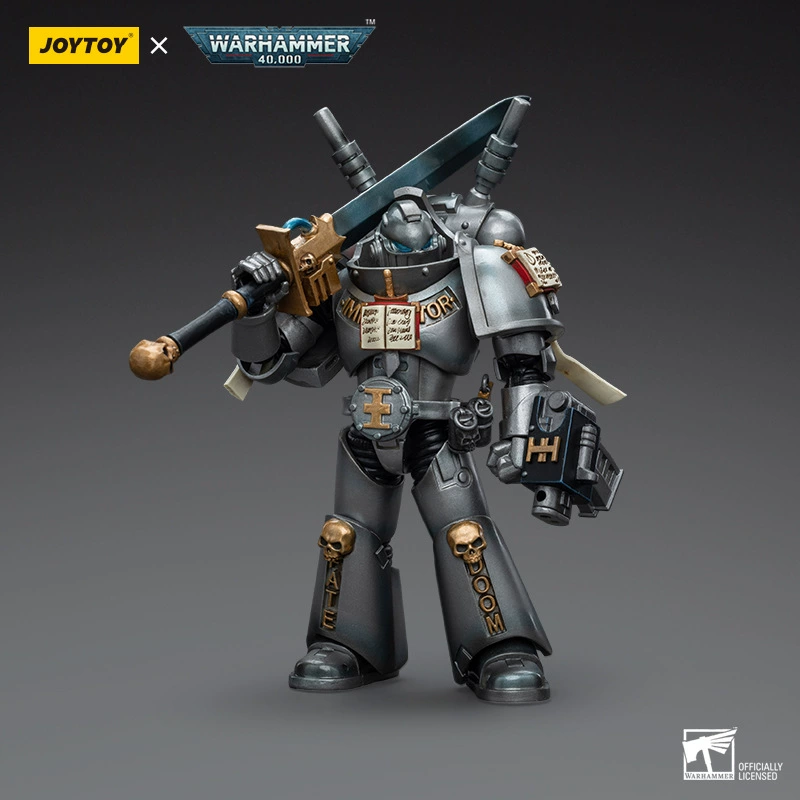 Набор фигурок-актеров (Joytoy) Warhammer 40K Серые рыцари, масштаб 1:18, подвижная штурмовая и перехватная команда