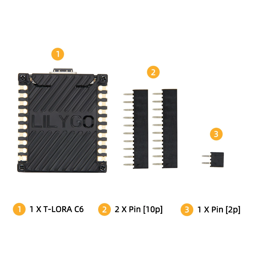 LILYGO T-LORAC6 ESP32-C6 Zigbee LoRa SX1262 Wi‑Fi6 & BLE 5