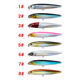 8 Colors Shallow Diving Minnow Lures Sinking Hard Plastic Baits Fresh Water Bass Swimbait Tackle Gear