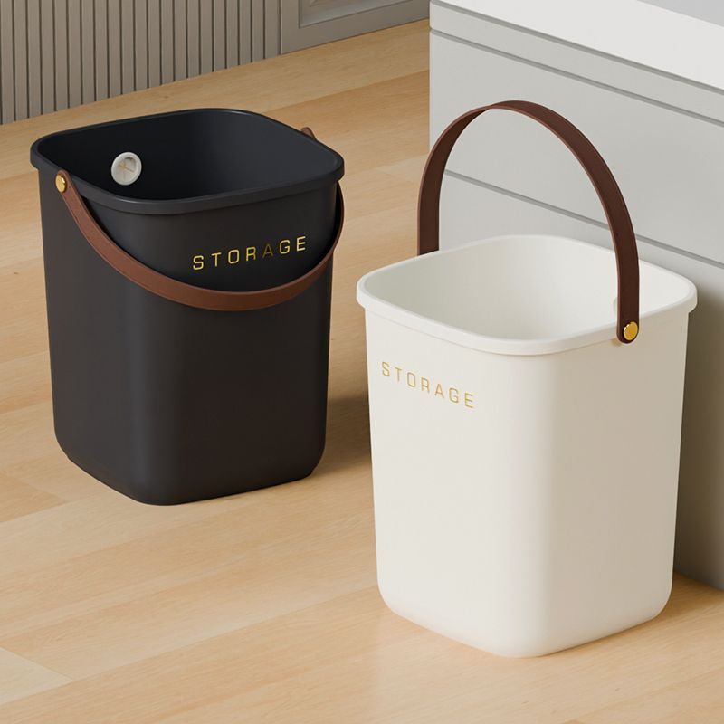 Thickened Trash Can, Satchel Flower Bucket, Flower Stall Basket, Office Paper Basket, Kitchen Bedroom Simple Storage Bucket