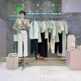 十三行品牌折扣杂款女装撤柜毛衣开衫设计感批发一手货源商场同款