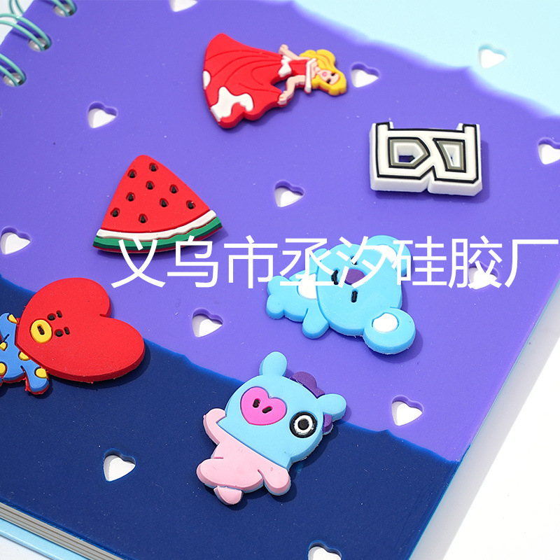 Cuaderno de silicona DIY Cuaderno de mano Cuaderno de alta creatividad Cuaderno de tendencia Cuaderno lindo simple Cuaderno de amor