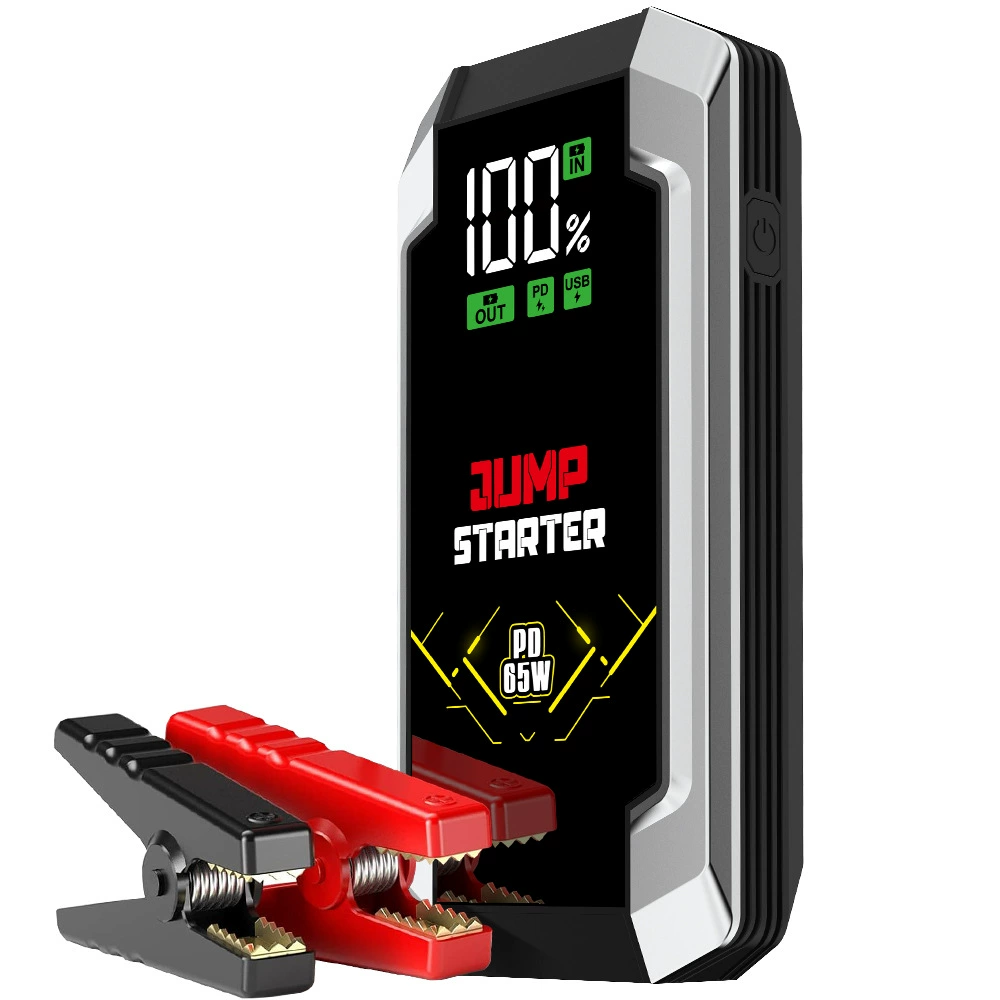 JumpStarter аварийный пусковой блок с надувным насосом «всё в одном», портативный пусковой комплект с функцией зарядки PD 65W, двухсторонний