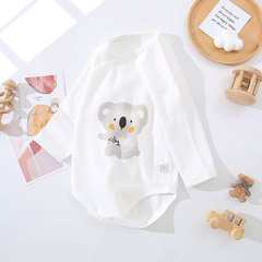 Newborn Baby Triangle Shirt Baby Bodysuit Cute Super Adorable Koala Pajamas Crawling Suit Newborn Clothes