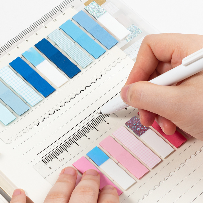 Estilo europeo retro Morandi mascota de hojas sueltas índice conveniente pegatinas N-Tiempo pegatinas láser notas adhesivas DIY Indicador de pegatinas