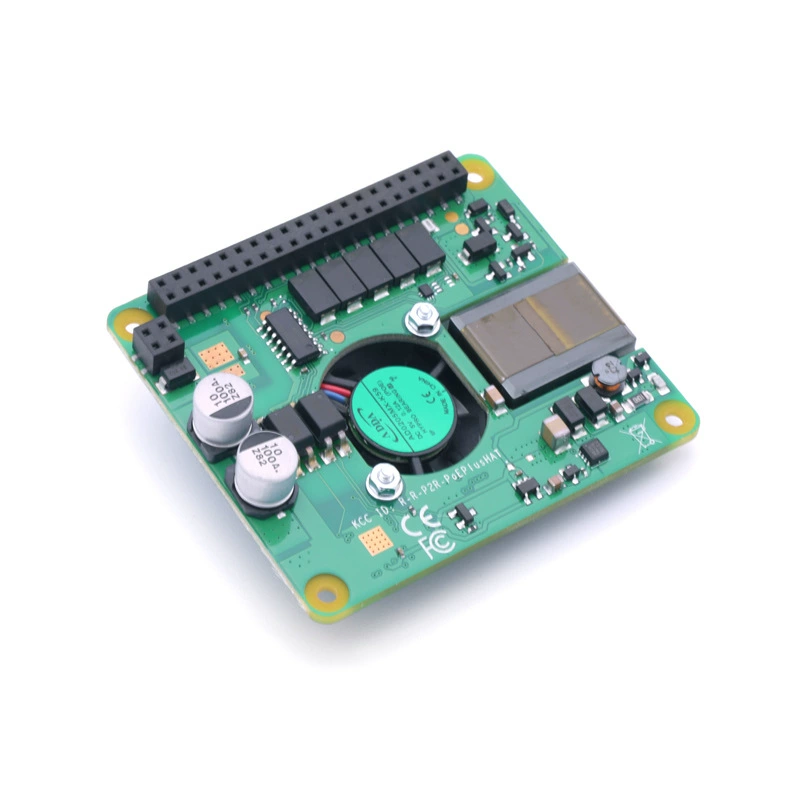 Модуль питания PoE+ Raspberry Pi PoE+HAT поддерживает PI3B+/4, Raspberry POE+
