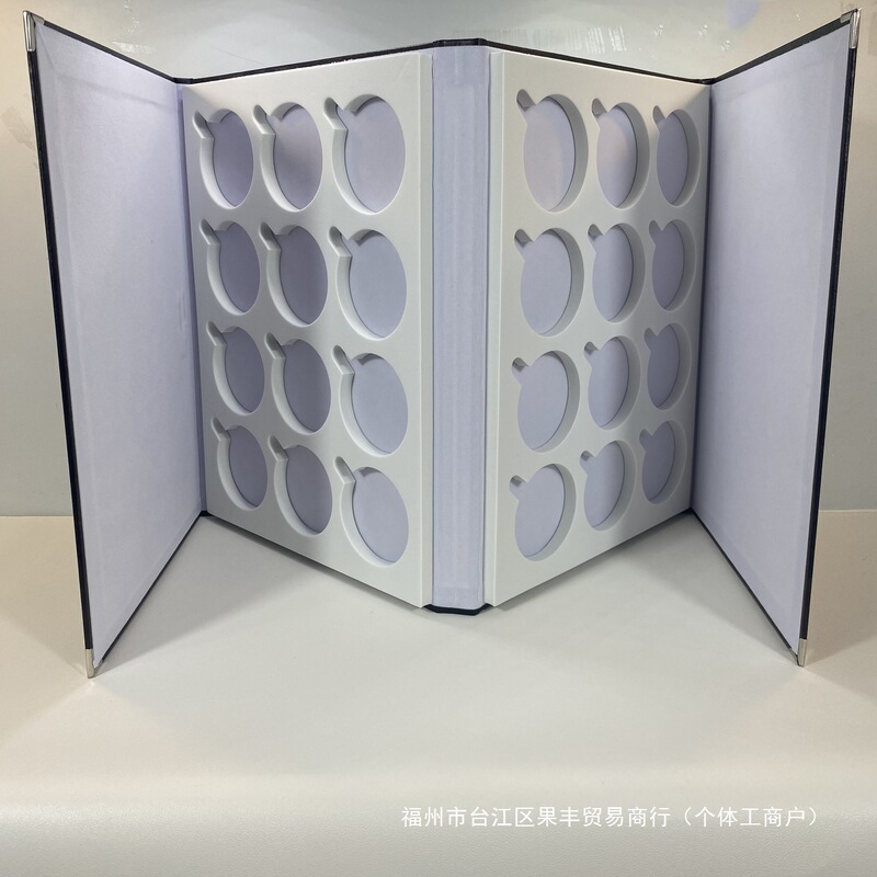 Lens storage box, lens display props, 12 pieces, 24 pieces, 75 diameter, black leather lens sample book for eyeglass stores Lens storage box, lens display props, 12 pieces, 24 pieces, 75 diameter, black leather lens sample book for eyeglass stores