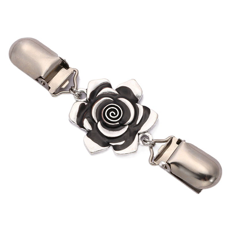 Внешняя торговля ретро свитер шаль клип европейский и американский цветок брошь женский клип кардиган воротник клип американский стиль масло падение цветок Шелковый шарф Пряжка