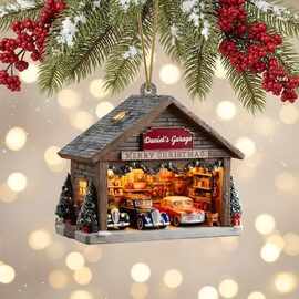 亚克力挂件Ornament: Personalized Car, House, Mechanic Gift