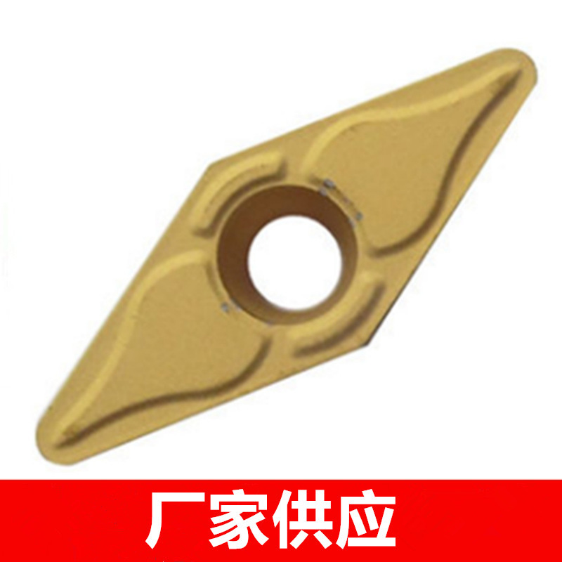 原装株洲35度黄色干钢件数控车刀片 VBMT110304 110308-EF YBC251