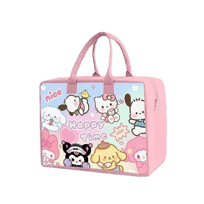 Cartoon Felt Travel Bag, Cute Felt Storage Bag, Large Capacity Travel Suitcase, Felt Bag Manufacturer