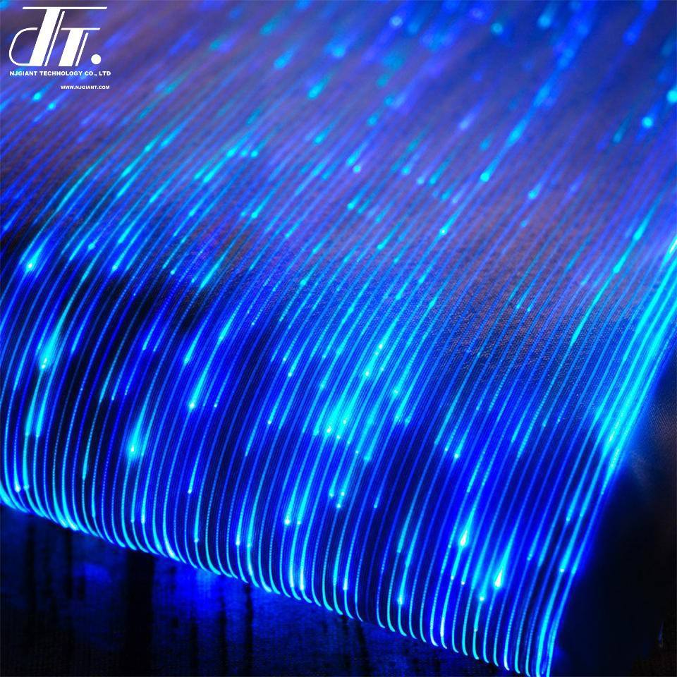 [Nanjing Jiante GIANT] Amazon Explosions led Colorful Optical Fiber Luminous Fabric for Optical Fiber Clothes