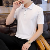 Футболка polo для отдыха, трендовая футболка с коротким рукавом