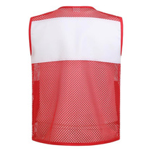 渔网拼色马甲潮流文化衫广告衫印制图案LOGO批发厂家