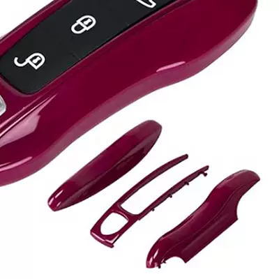 Cover Modification [3-Piece Set] — Car key bag - starlight-red