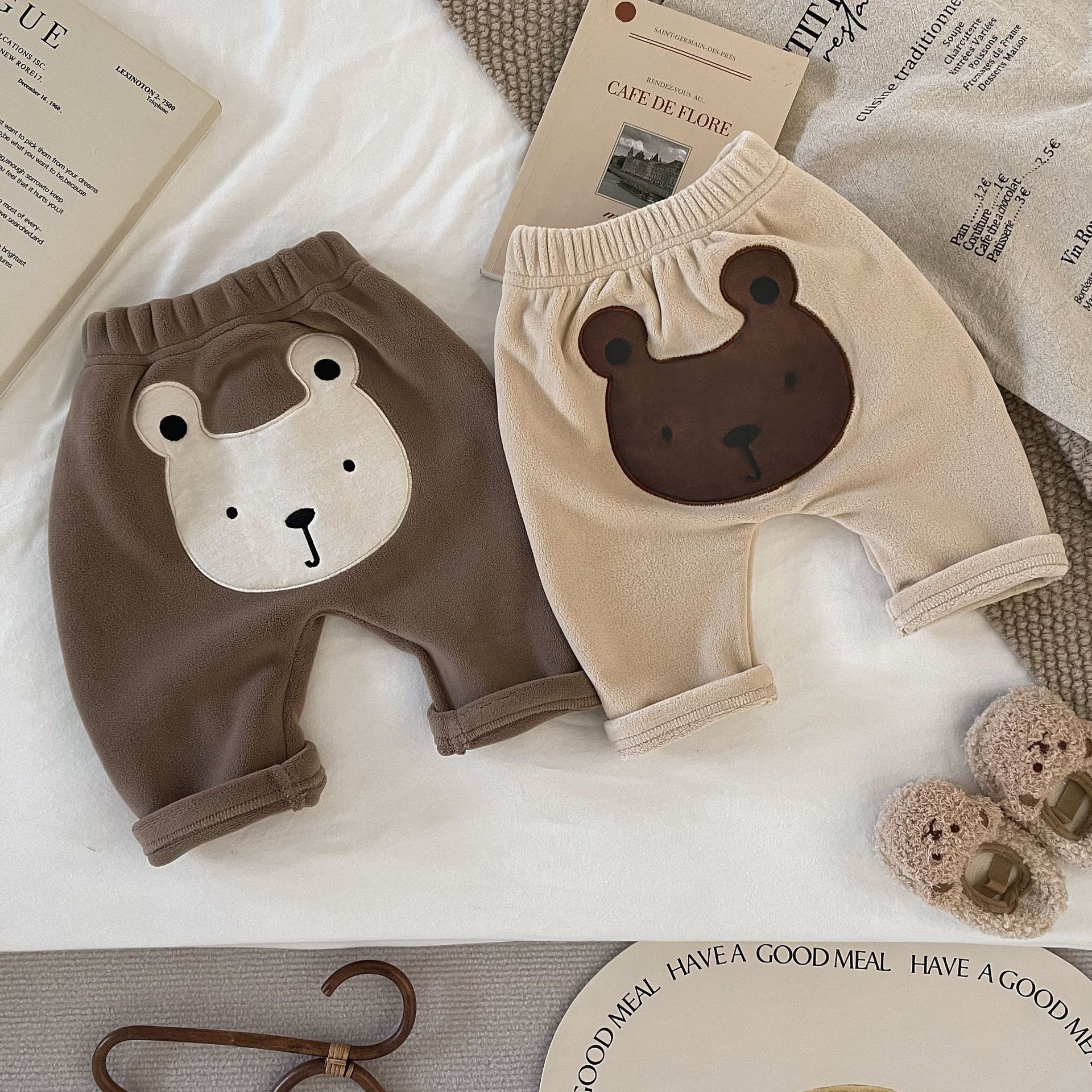 autumn and winter baby bottom-enlarged pants warm trousers outer wear men‘s and women‘s children & baby baby harem pants korean style harem pants