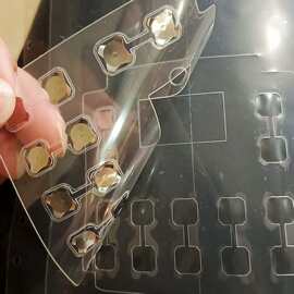 家电按键锅仔片十字形锅仔片按键金属弹片贴纸锅仔片开关按键