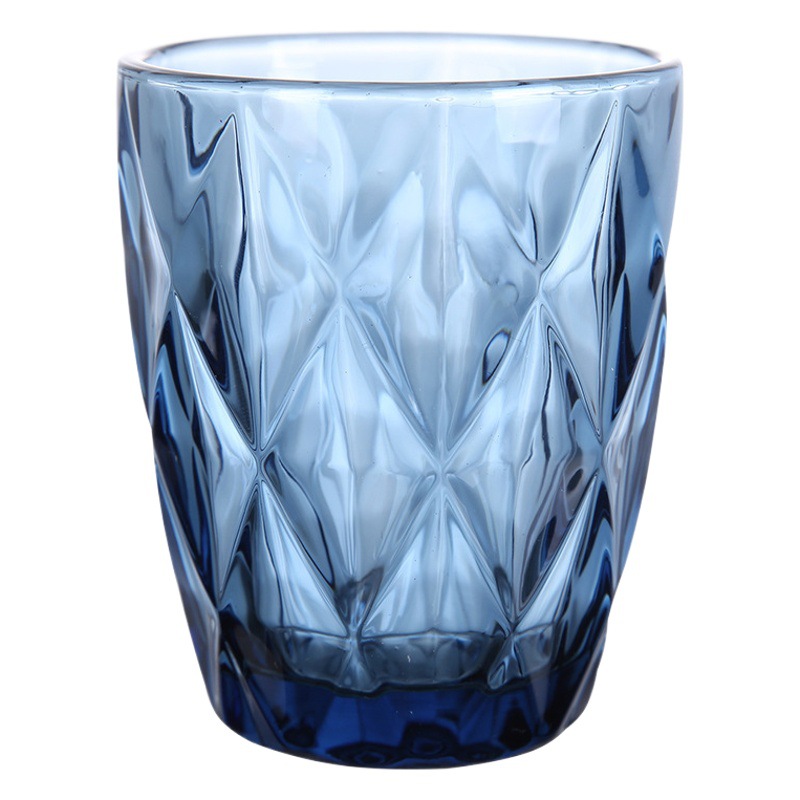 Directo de fábrica de vidrio pigmento del hogar color primario engrosada taza de agua Hotel enjuague bucal taza de jugo taza cepillo de dientes taza de cerveza