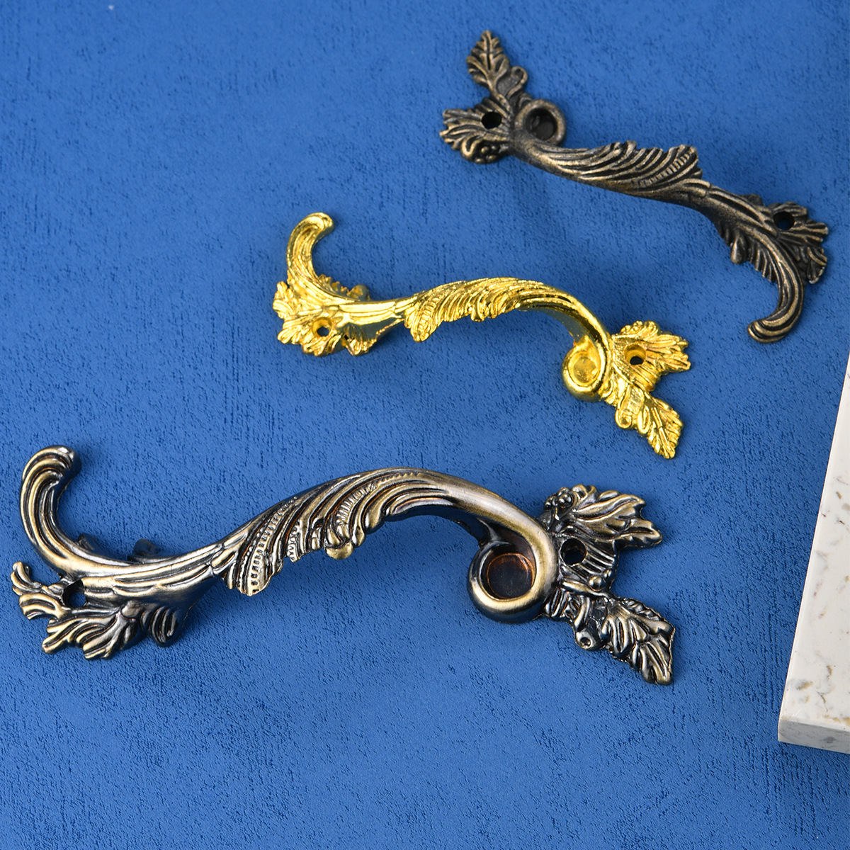 Jingmao Hardware Dragon and Phoenix Gold New Chinese Style Home Furnishing Drawer Cabinet Door Kitchen Cabinet Handle Knob Zinc Alloy