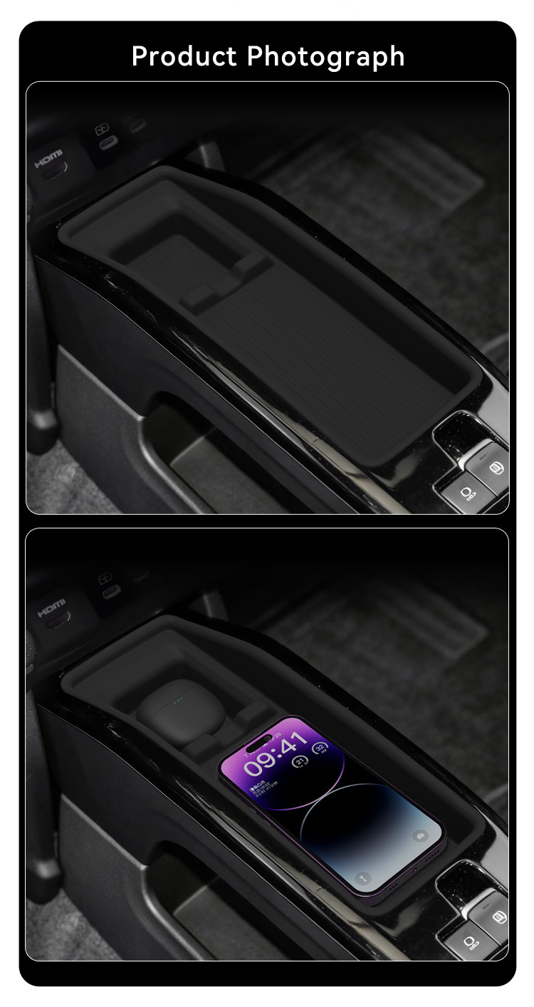 Suitable for 25-26 Models of Suzuki Xbee, Central Control Storage Mat, Silicone Protective Anti-Slip Mat, Automotive Accessories Modification Parts