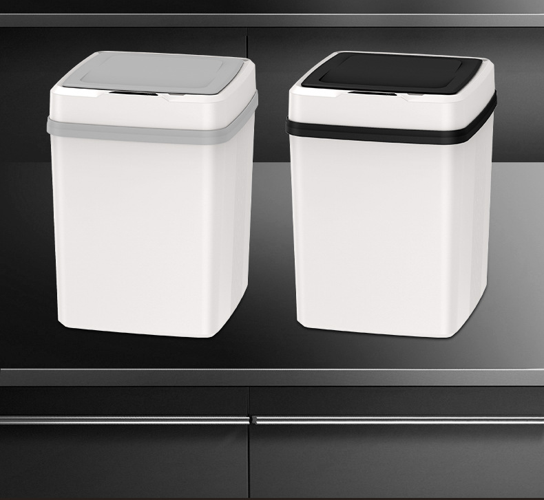 智能感应垃圾桶全自动带盖家用客厅厨房卧室卫生间创意分类垃圾桶详情46