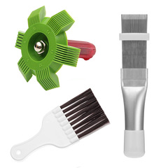 Air conditioning fin comb stainless steel fin brush curl fin comb empty brush comb condenser cleaning brush tool brush