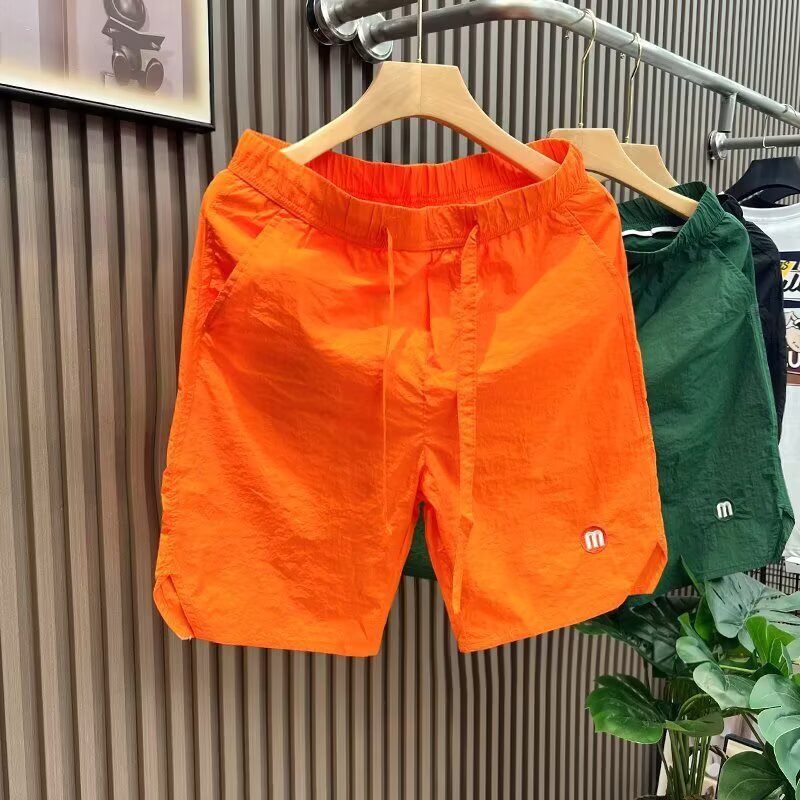 Men's Summer Trendy Beach Shorts Multi-Color Retro Style For Teenagers_voghion.com