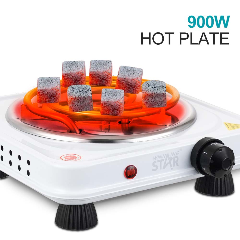 WinningStar Cross-border US 110V hogar 900W temperatura constante protección contra sobrecalentamiento placa de incienso doble mosquito horno de calefacción eléctrica