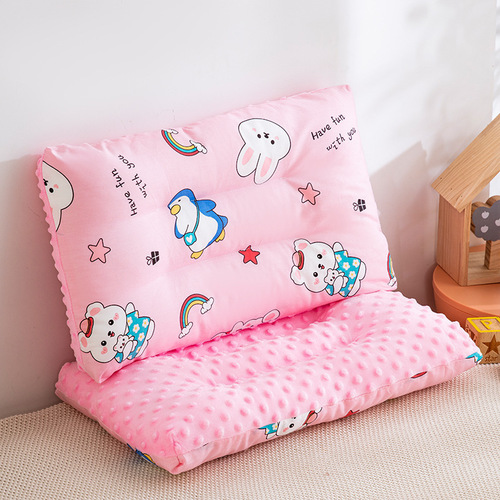 3D Pea-Shaped Pillow, Granule Filler Core, Cartoon Design, Machine-Washable Small Pillow—Perfect for Baby Naps and Kids' Use