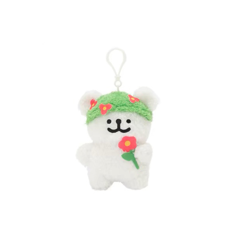 Line Puppy Pendant Plush Cute Puppy Keychain for Girls Gift Schoolbag Pendant Line Puppy Doll