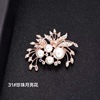 Brooch, retro pin, accessory lapel pin, cute cloak, decorations, South Korea, Japanese and Korean
