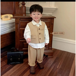 [90% Positive Rating] Boys' Suit 2022 New Trendy Kidsren's Autumn Clothing Street Kidsren's Spring & Fall Korean Version