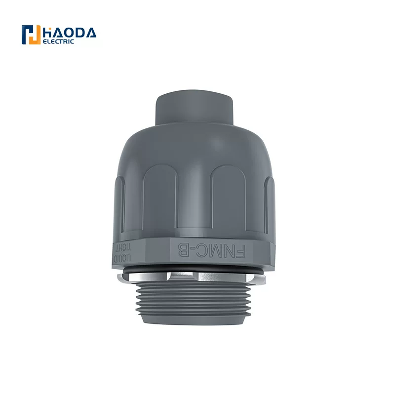 Non-metallic liquid tight consortuit connector