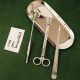 Aromatherapy Candle Metal Candle Extinguisher Hook Bell Candle Wick Cutter Accessories Tool Gift Box Three-Piece Set Other Classics
