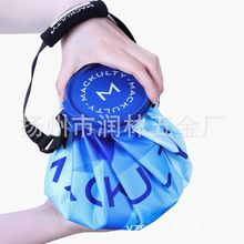 高尔夫冰袋大口径注水冰囊ice bag户外运动冰包手提绳子出口日本